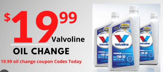 Save Big on Car Maintenance with a $19.99 Valvoline Oil Change Coupon